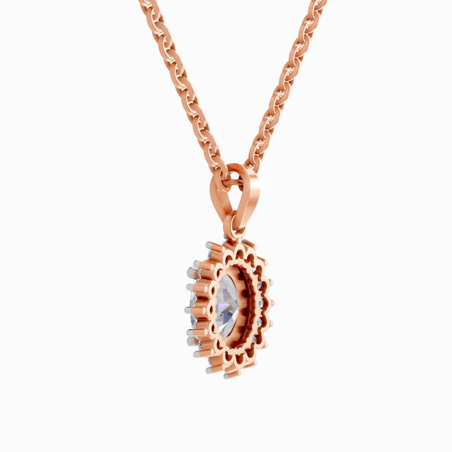 1.84 Carat Oval Shaped - Rose Gold