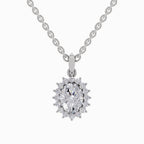 1.84 Carat Oval Shaped - White Gold