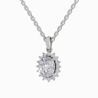1.84 Carat Oval Shaped - White Gold