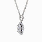 1.84 Carat Oval Shaped - White Gold