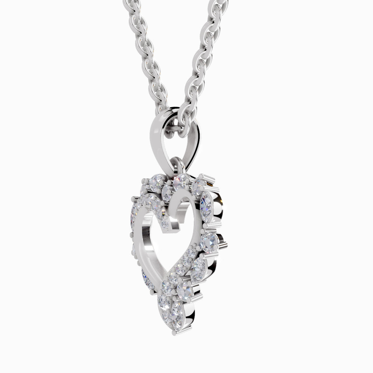 Sublime Heart Diamond Pendant