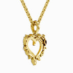 0.91 Carat Heart Shape Pendant 14K