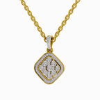 0.64 Carat Cluster Pendant 14K