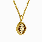 0.64 Carat Cluster Pendant 14K