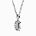 0.26 Carat Cluster Pendant 14K Gold - White Gold