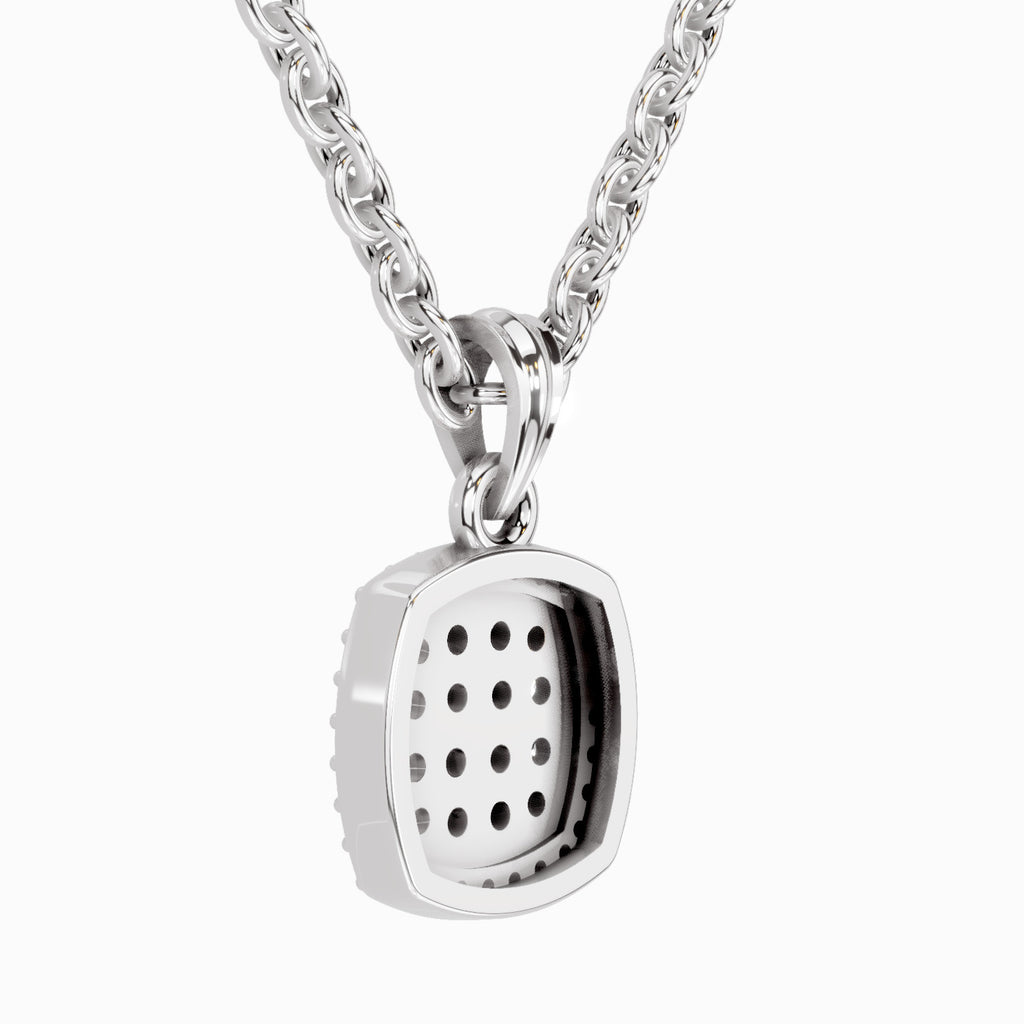 0.26 Carat Cluster Pendant 14K Gold - White Gold