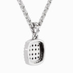 0.26 Carat Cluster Pendant 14K Gold - White Gold