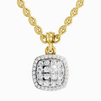 0.26 Carat Cluster Pendant 14K Gold