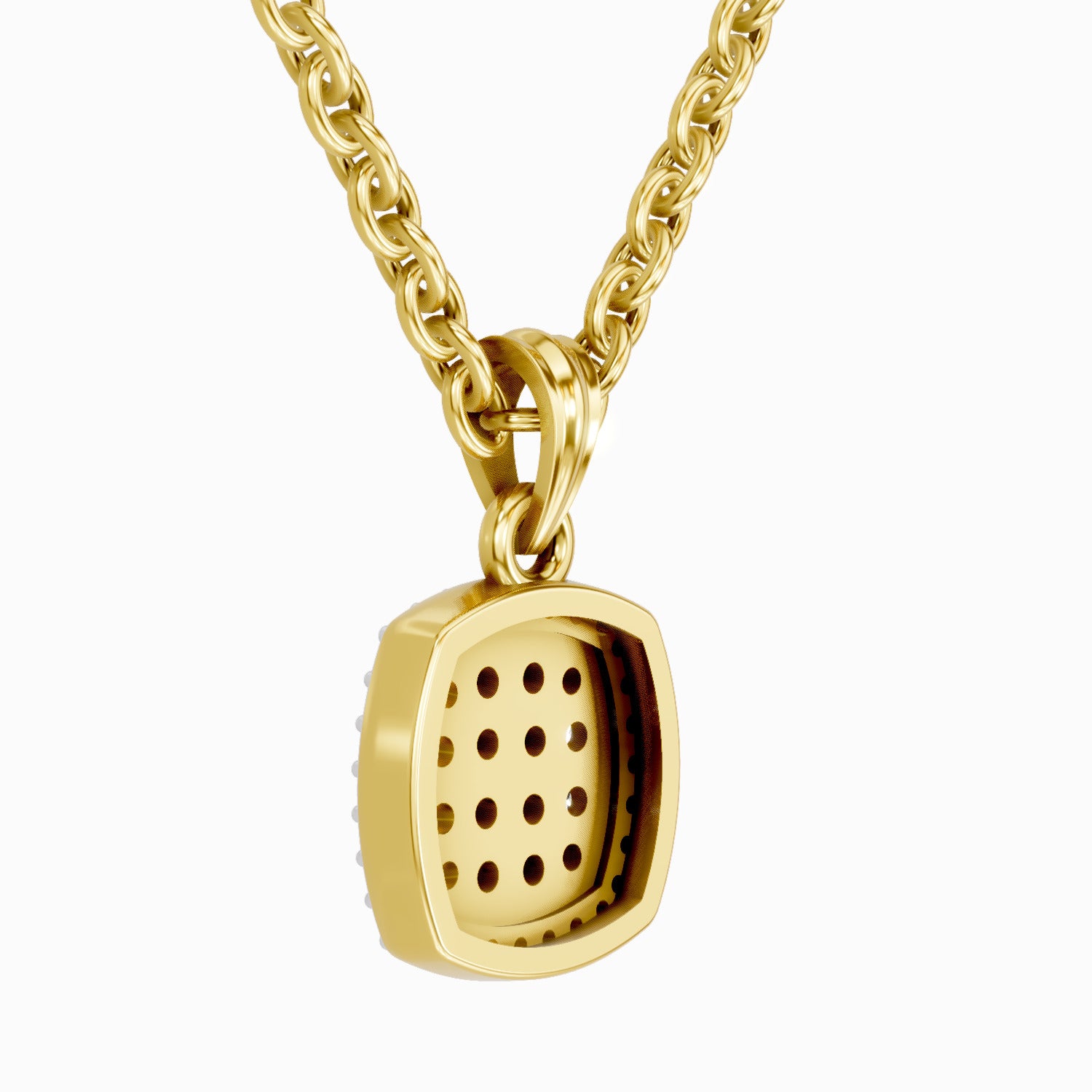 0.26 Carat Cluster Pendant 14K Gold