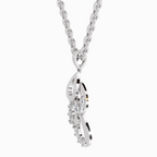 0.12 Carat Drop Pendant 14K - White Gold