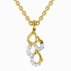 0.12 Carat Drop Pendant 14K