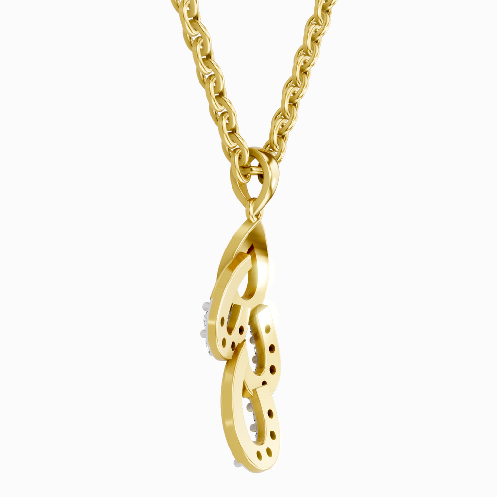 0.12 Carat Drop Pendant 14K