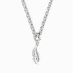 0.04 Carat Luminous Curve Pendant 14K - White Gold
