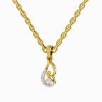 0.04 Carat Luminous Curve Pendant 14K