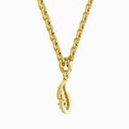 0.04 Carat Luminous Curve Pendant 14K