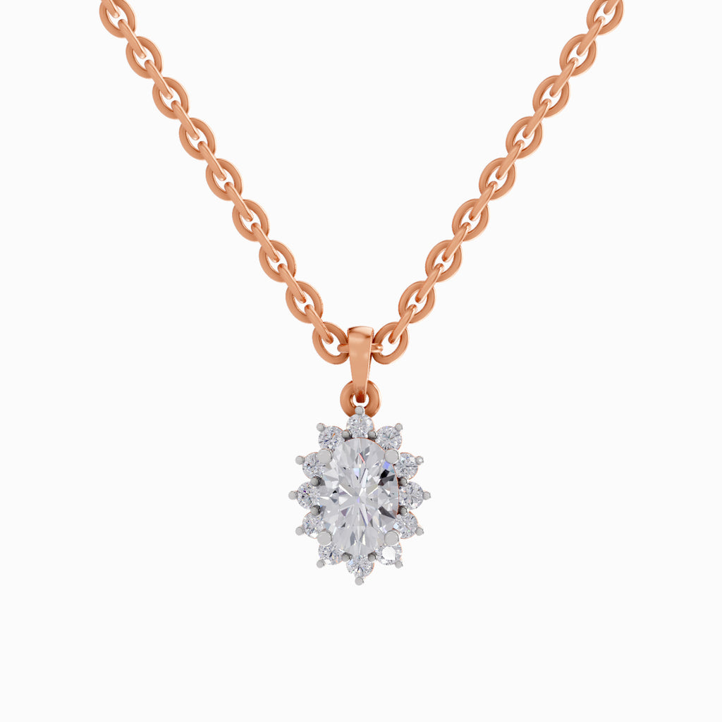 0.62 Carat Oval Shaped - Rose Gold