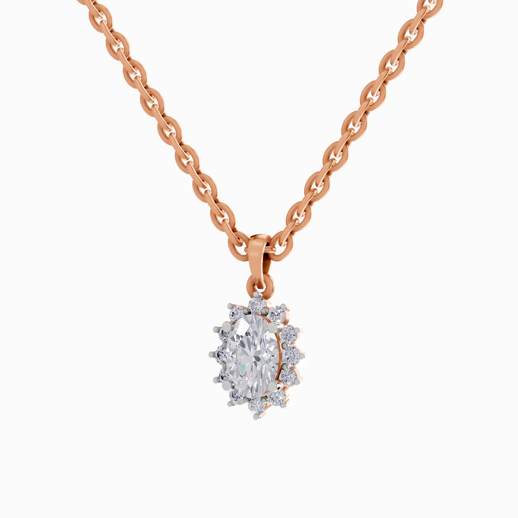0.62 Carat Oval Shaped - Rose Gold