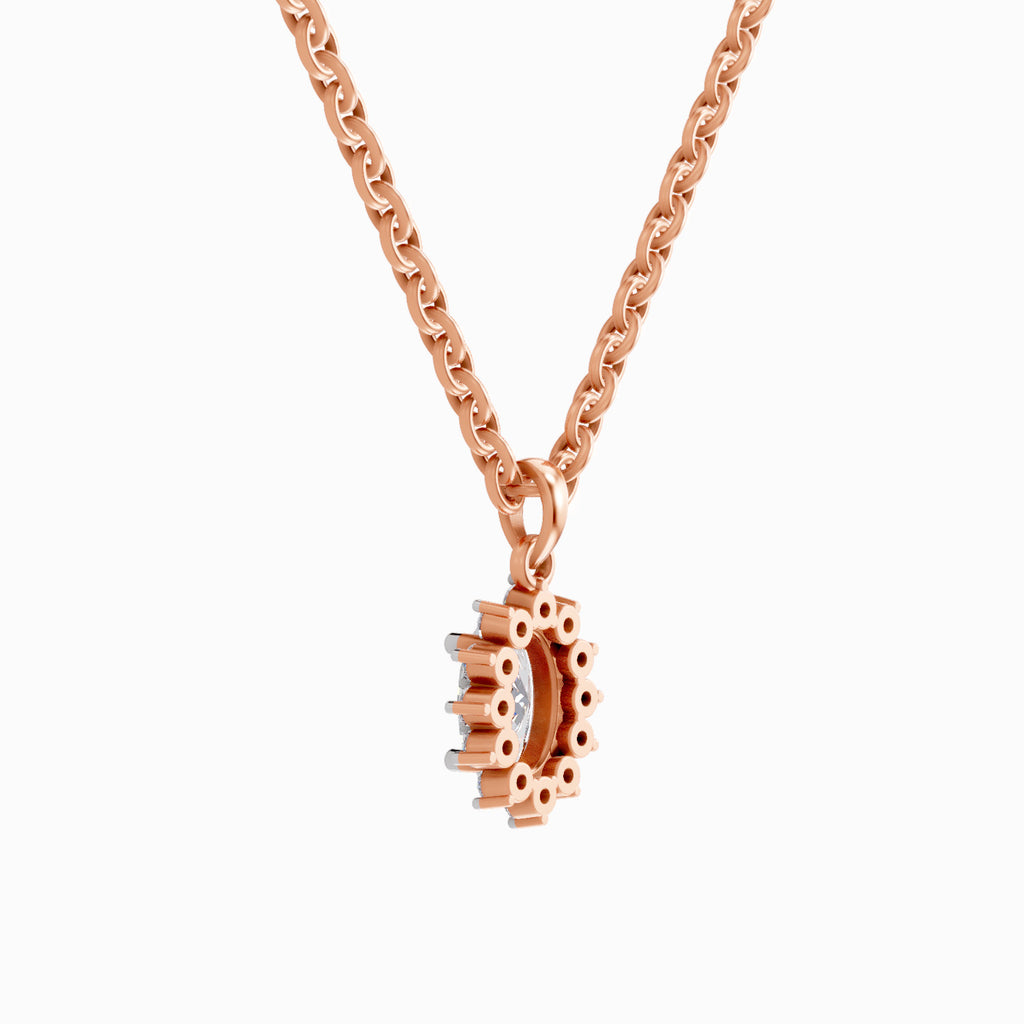 0.62 Carat Oval Shaped - Rose Gold