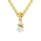 0.09 Carat Diamond Pendant 14K - Rose Gold