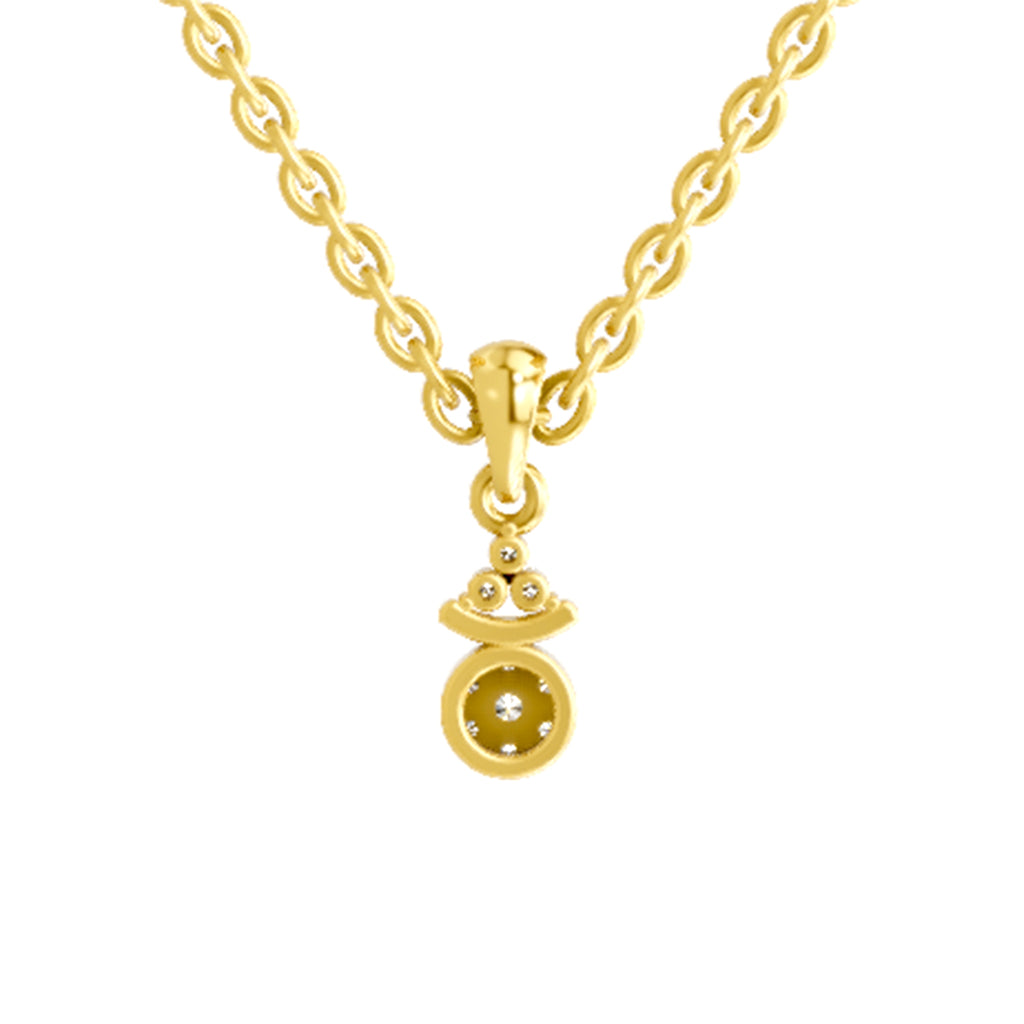 0.09 Carat Diamond Pendant 14K - Rose Gold