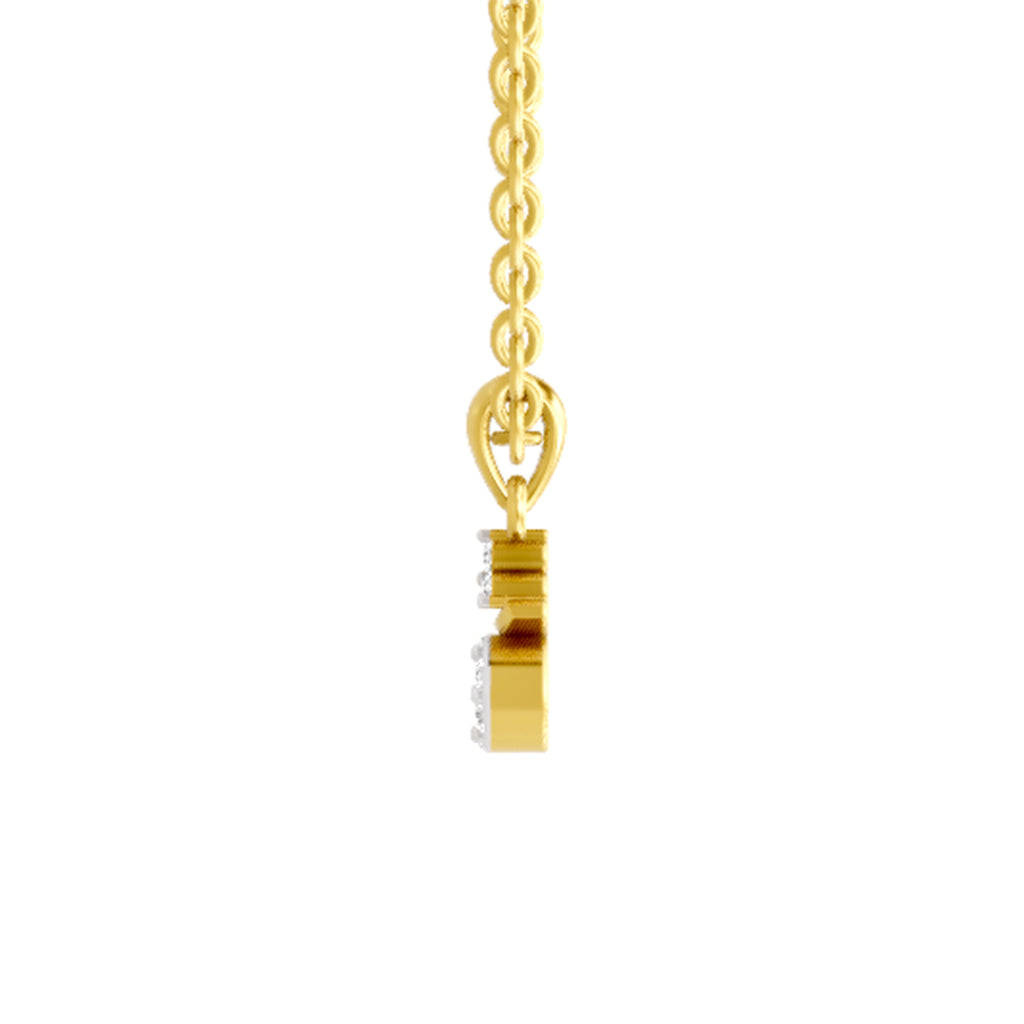 0.09 Carat Diamond Pendant 14K - Rose Gold