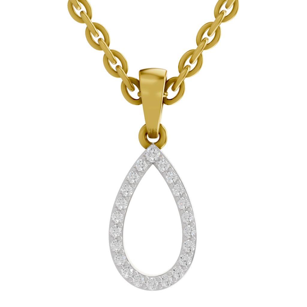 0.11 Carat Diamond Pendant 14K - Rose Gold