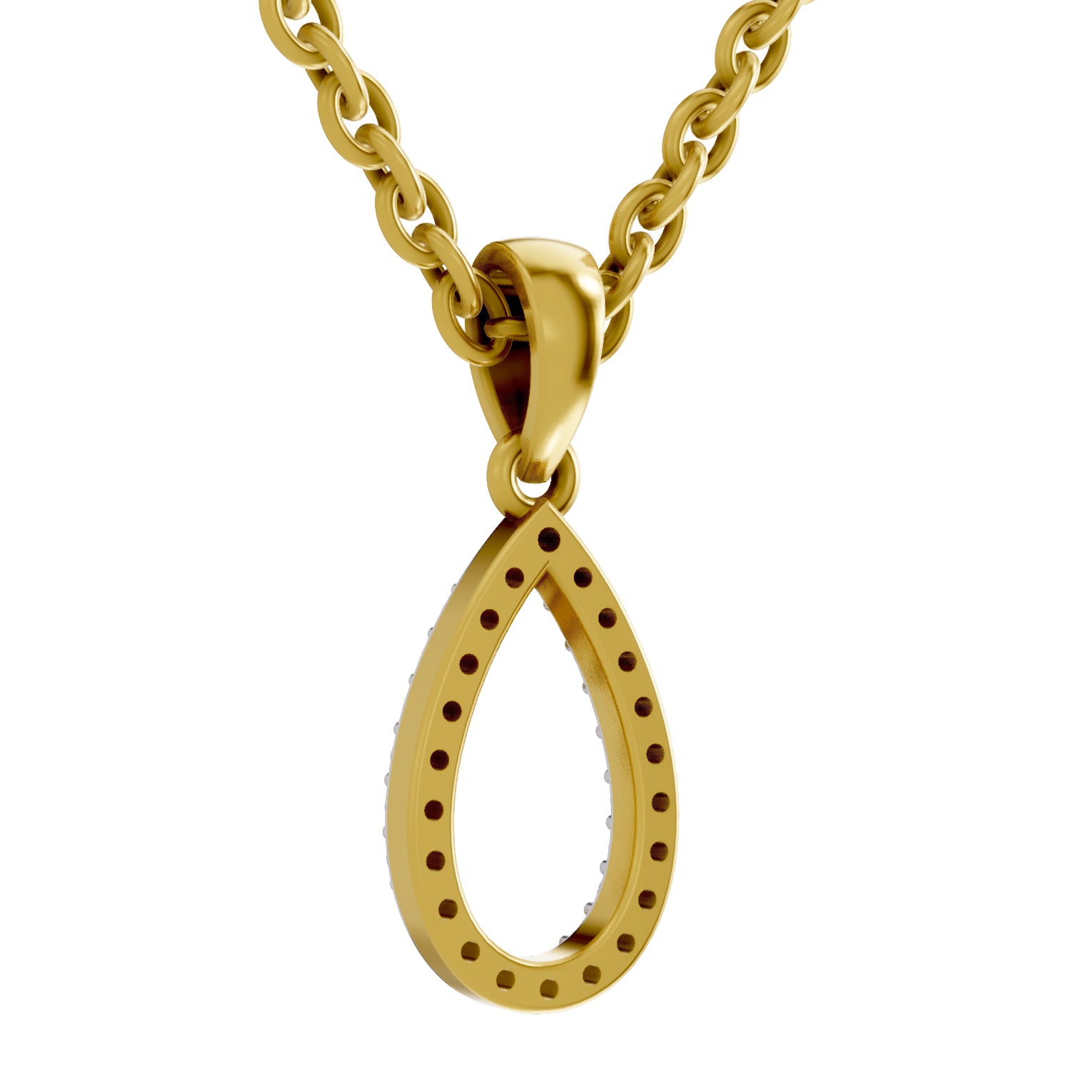 0.11 Carat Diamond Pendant 14K - Rose Gold