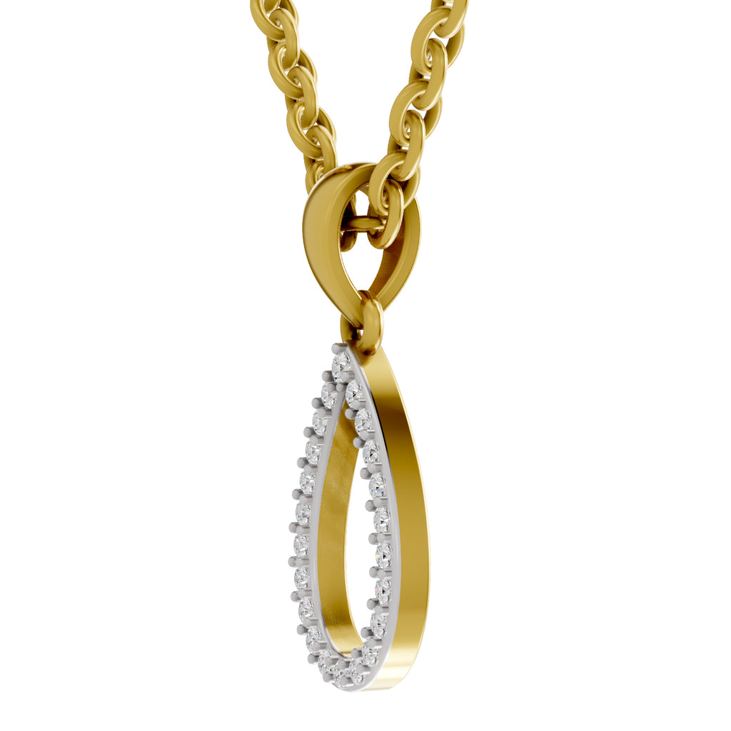 0.11 Carat Diamond Pendant 14K - Rose Gold