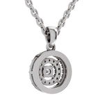 Brilliant Halo Diamond Pendant
