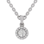 Majestic Halo Diamond Pendant
