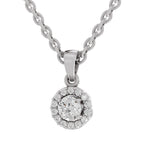 Majestic Halo Diamond Pendant