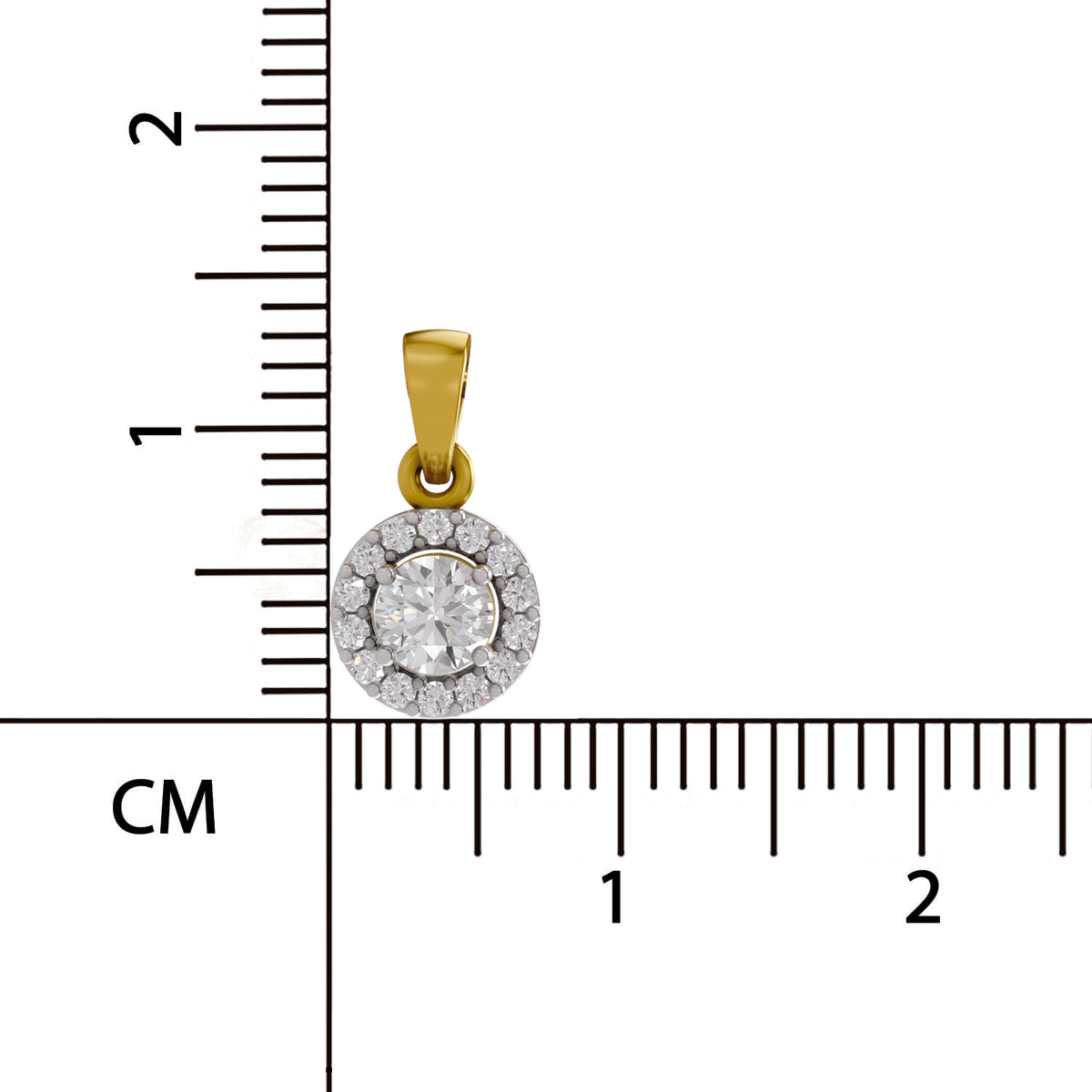 Majestic Halo Diamond Pendant