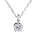 2.01 Carat Round Solitaire Pendant 14K - White Gold