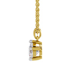 2.01 Carat Round Solitaire Pendant 14K