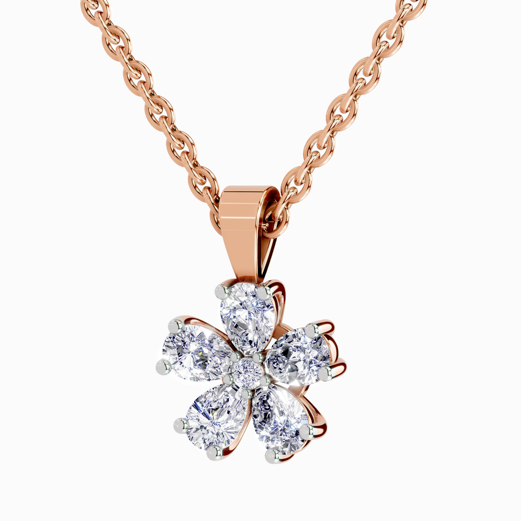 1.26 Carat Pear Shaped - Rose Gold
