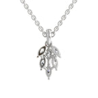 Radiant Marquise Leaf Diamond Pendant