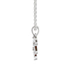 Radiant Marquise Leaf Diamond Pendant
