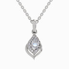 0.7 Carat Pear Shaped - White Gold