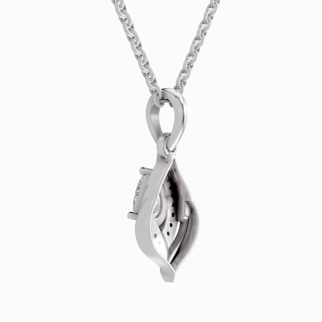 0.7 Carat Pear Shaped - White Gold