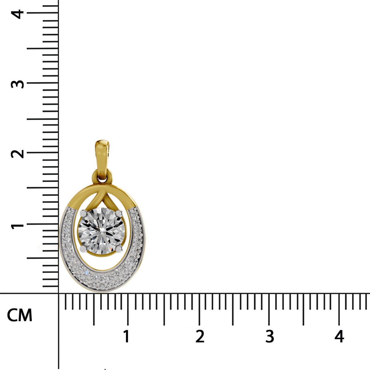 Timeless Cluster Diamond Pendant