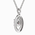 1.21 Carat Cluster Pendant 14K - White Gold