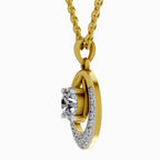 1.21 Carat Cluster Pendant 14K