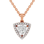 Pristine Halo Diamond Pendant