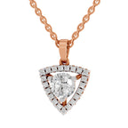 Pristine Halo Diamond Pendant