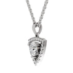 Pristine Halo Diamond Pendant