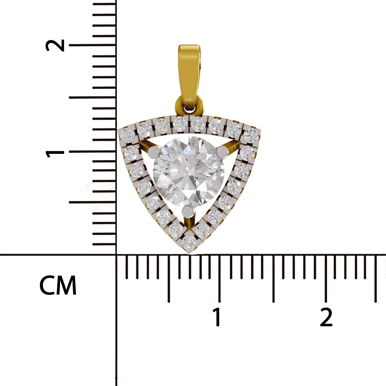 Pristine Halo Diamond Pendant