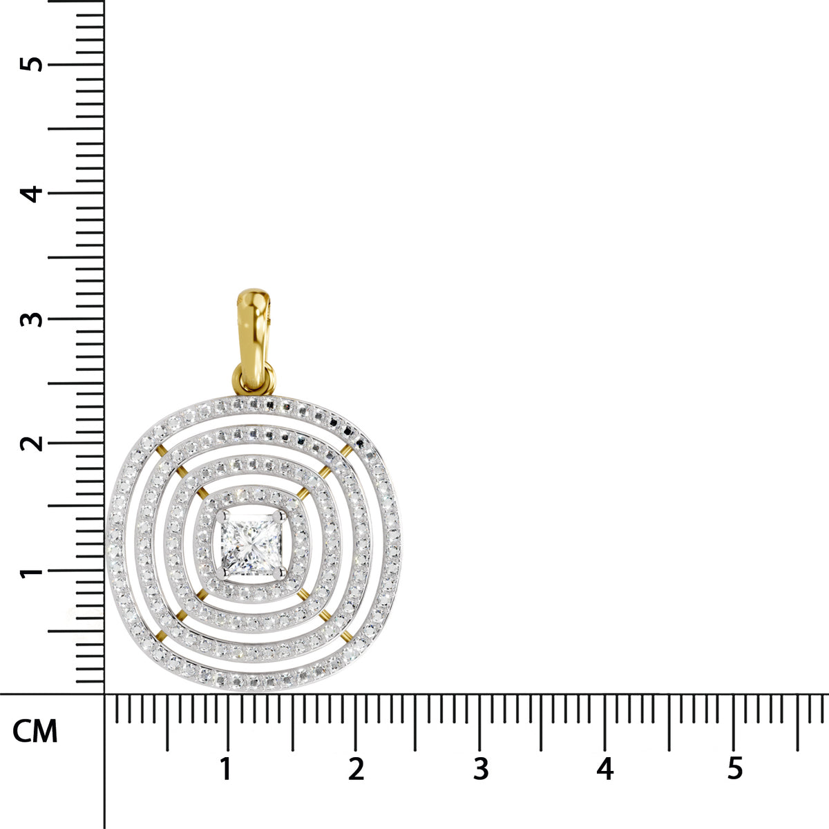 Majestic Circle Diamond Pendant