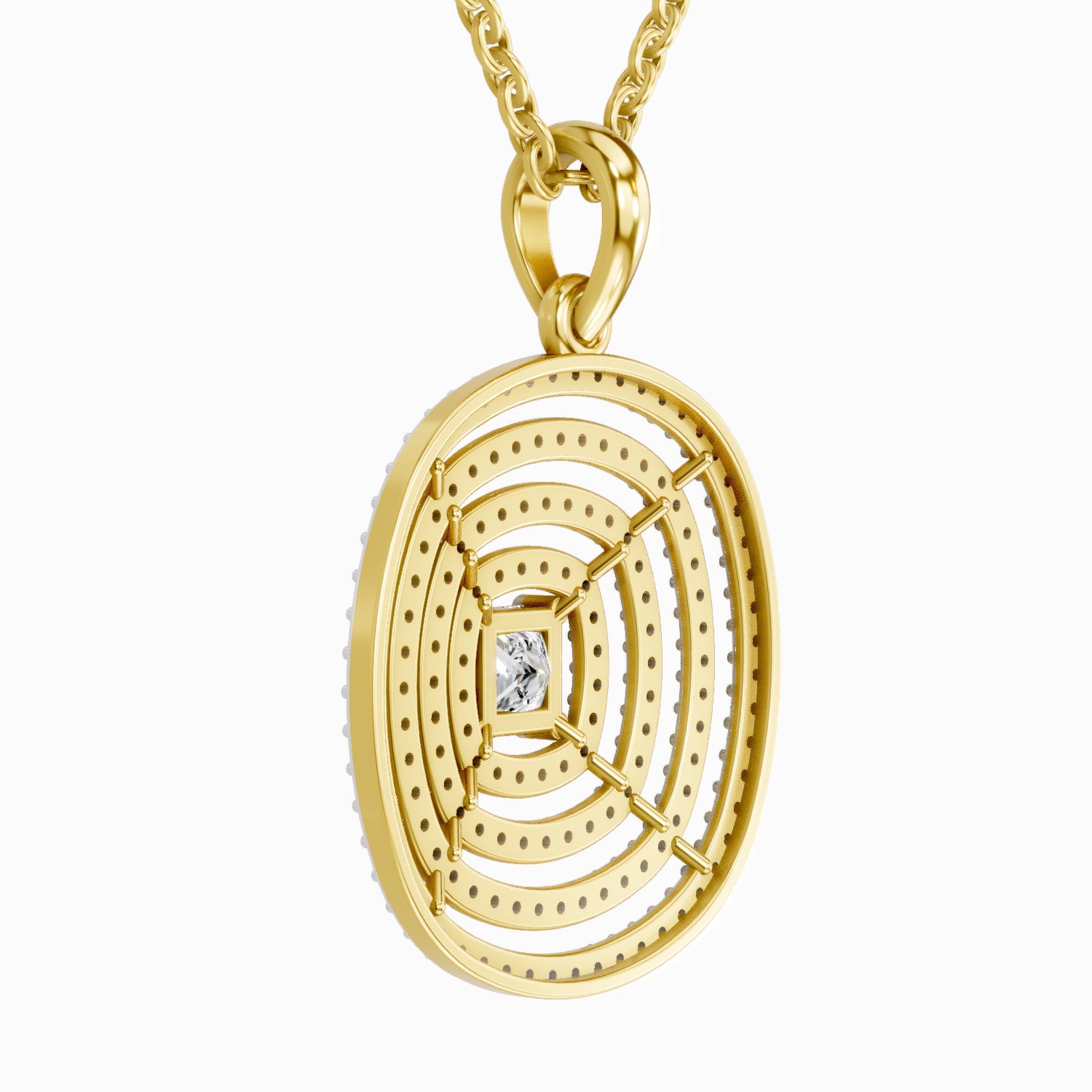 Majestic Circle Diamond Pendant