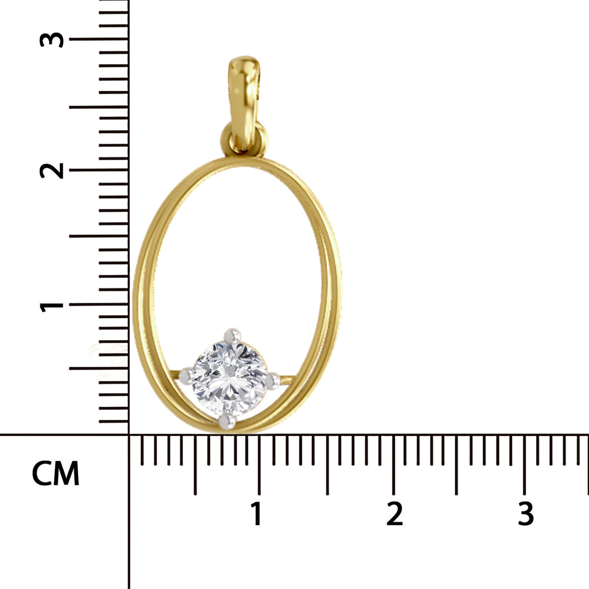Captivating Solitaire Diamond Pendant