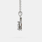 Graceful Pear Solitaire Diamond Pendant